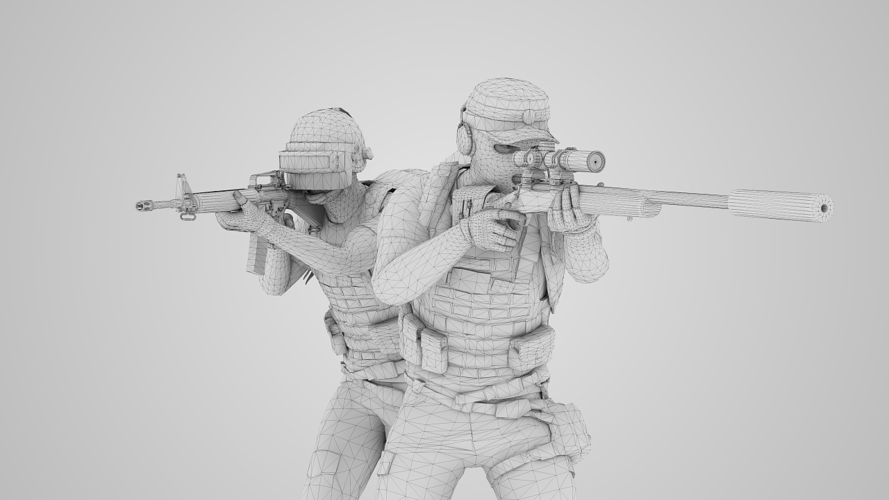 [cinema4d]octane渲染吃鸡练习