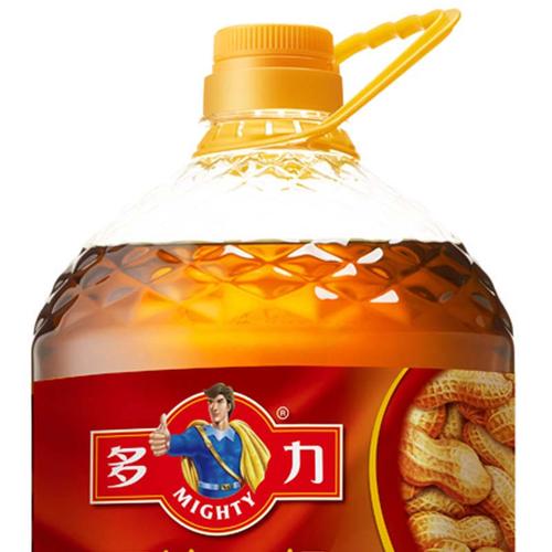 多力压榨一级浓香花生油5l 食用油(新老包装随机发放)