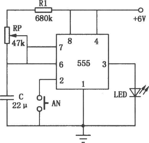 555组成的60s定时电路