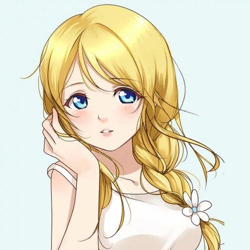 有辫子的动漫女生头像