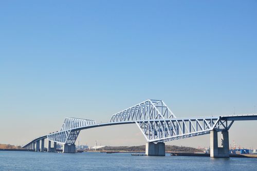 东京京门大桥风景图片亚洲桥梁日本京门大桥东京