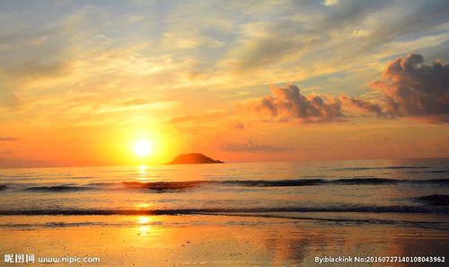日出 火烧云摄影图__自然风景_自然景观_摄影图库_昵.