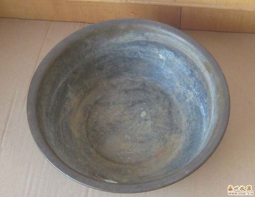 美品老铜盆