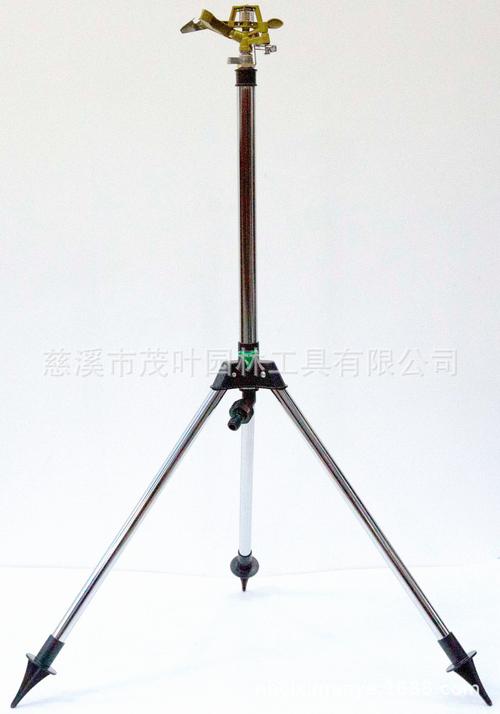 自动旋转360度可调喷水三脚架绿化草坪喷头园林灌溉浇洒水三角架
