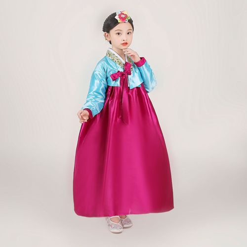 女童大长今服装传统朝鲜族演出服女孩韩国民族韩服韩式舞蹈裙舞台