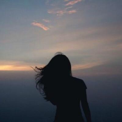 清新女生唯美背影头像