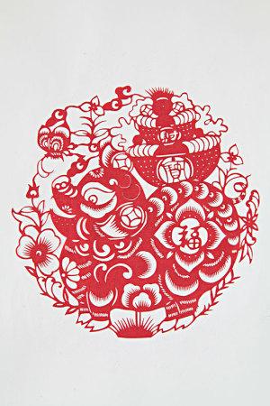 小猪剪纸图片幼儿园