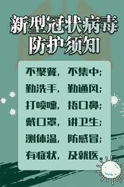 公众如何预防新型冠状病毒宣传图片下载