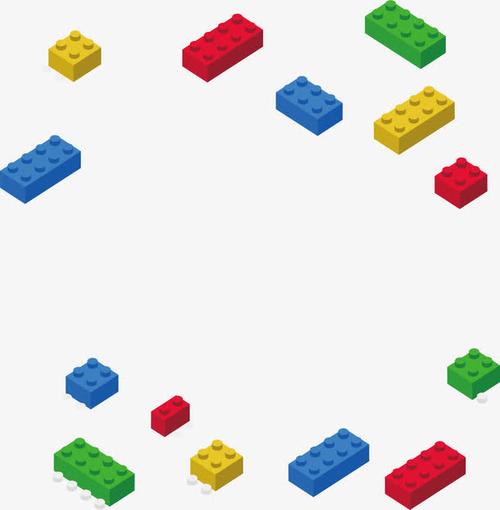 乐高积木块装饰边框免抠素材免费下载_觅元素51yuansu