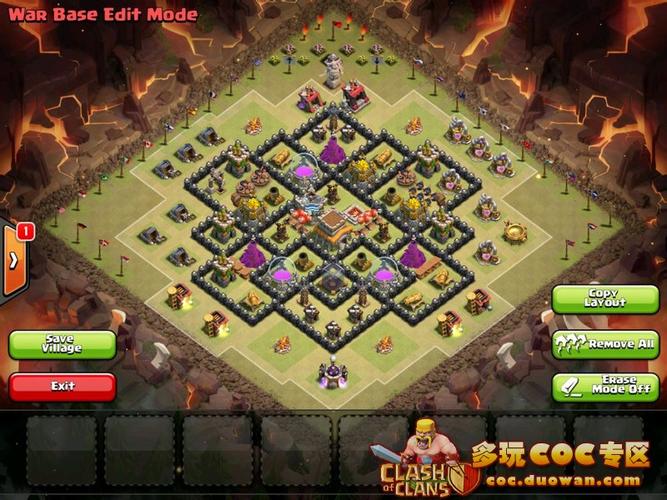 部落冲突8本比较好用的阵,和部落战的阵