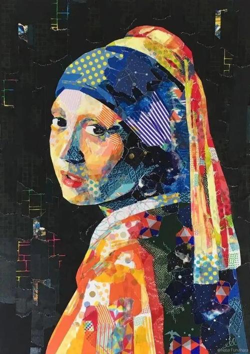 90后女生用百卷胶带手撕世界名画