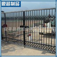 河北鼎超铁艺护栏厂家生产各式铁艺大门 推拉门 栅栏门