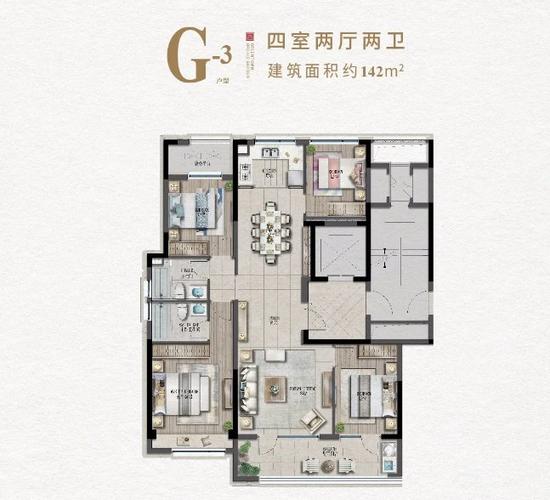 绿城烟台开发区项目——绿城兰园户型图赏析