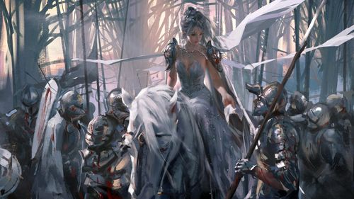 鬼刀壁纸国人画师wlop心目中的公主海琴烟31