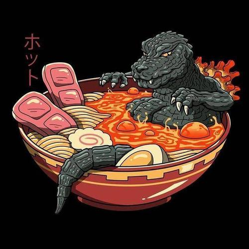 浮世绘风动漫插画