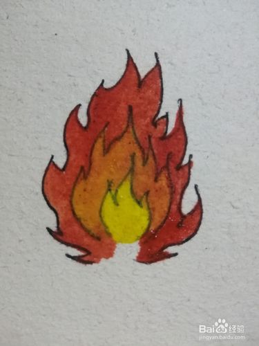 火怎么画好看又简单