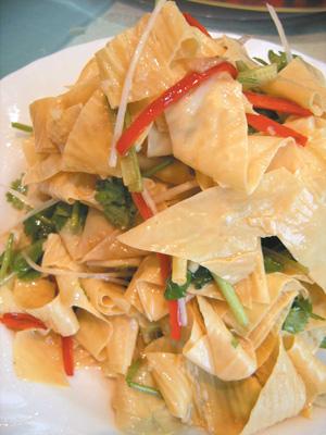 豆腐皮凉拌