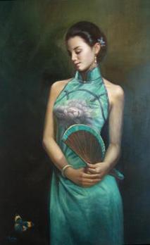 人物油画 解读东方女性之美