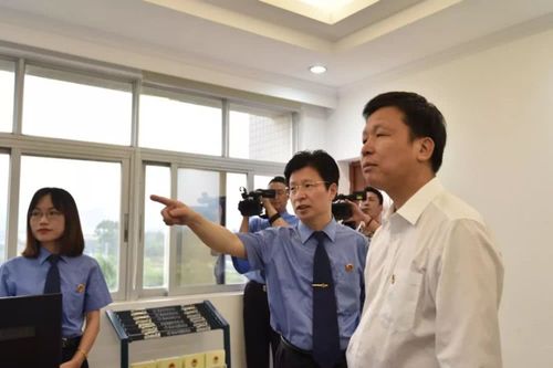 县委书记陈伟良一行到龙门检察院调研指导工作