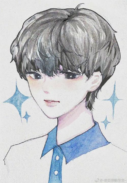 手绘版的张泽禹太可爱了