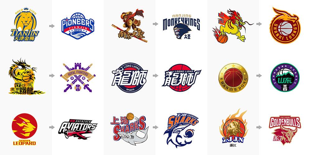 时隔一年多后,cba联赛再次公布第二批球队logo设计