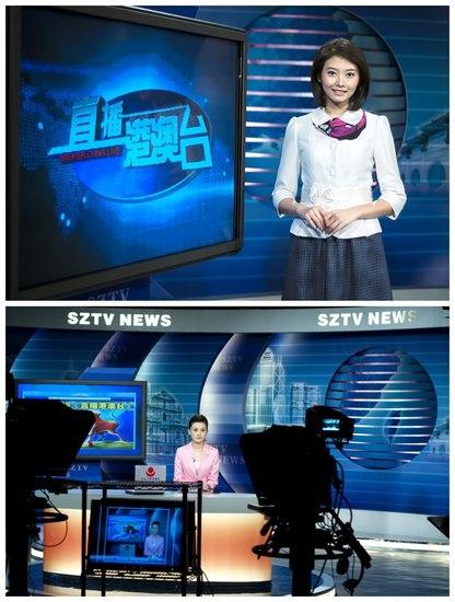 深圳卫视记者童頔图片