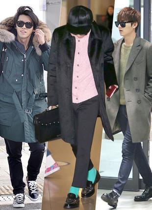 吴亦凡凹造型上瘾;nichkhun穿衣帅气又"呆萌";用色大胆,权志龙的混搭