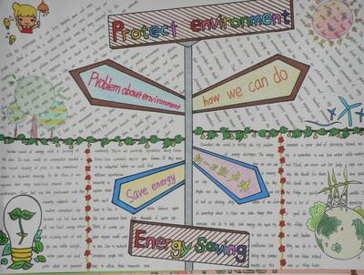 初中英语手抄报版面