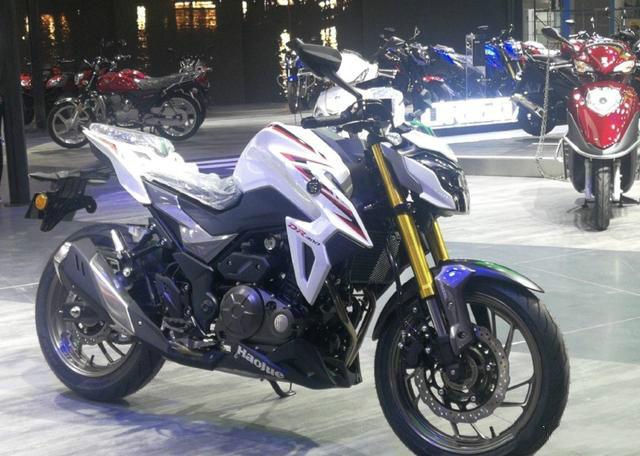 国产300cc排量摩托迎新兵豪爵dr300街车传承铃木技术