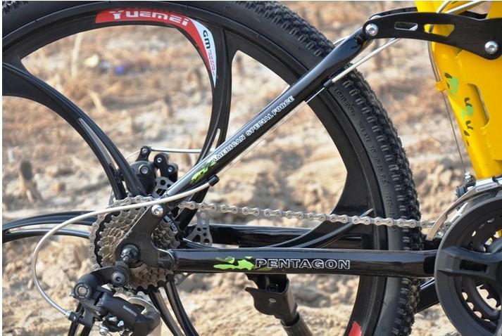 耐嘛26寸山地车24速自行车路虎款折叠一体轮禧玛诺变速器买一赠十