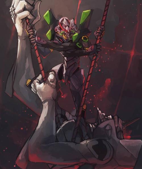 超帅的evangelion第十三号机插画