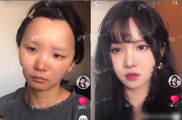 女生化妆和不化妆差距有多大?|妆容|唇色|美女|肤色