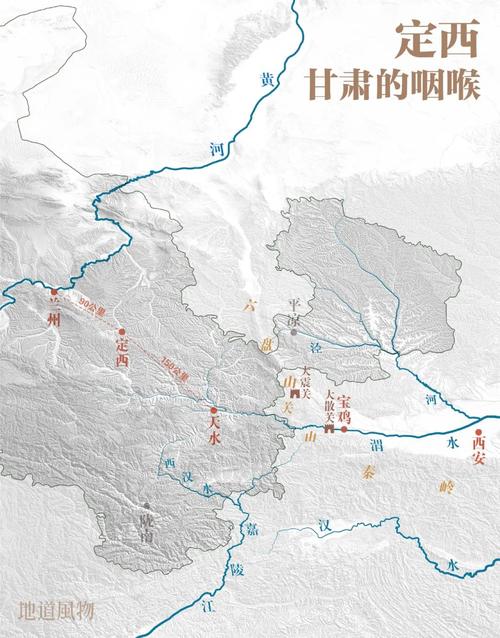图/视觉中国  ▲ 在丝绸之路上,定西是咽喉枢纽之地.制图/f50bb.
