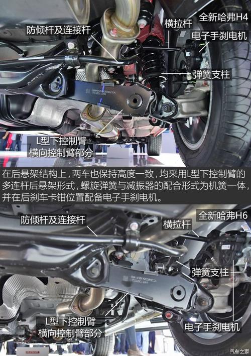 与哈弗h6完全一样哈弗h4底盘解析