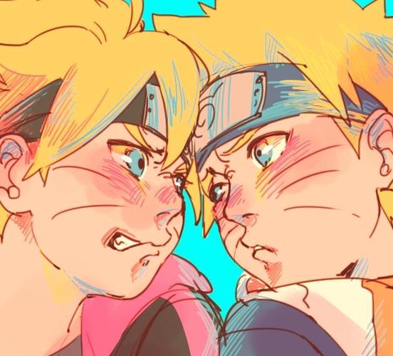 博人传:少年博人和少年鸣人对战的话谁更强?爸爸终究是爸爸!