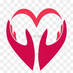 公益慈善标志爱心图表装饰图案