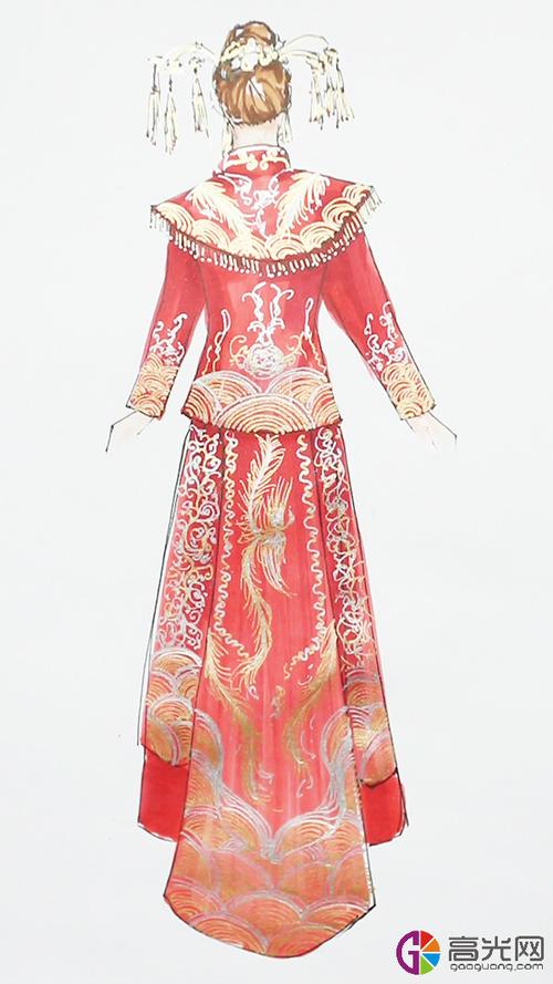 凤冠霞帔怎么画