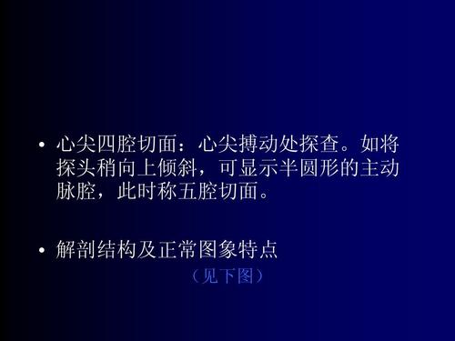 心脏解剖及正常超声心动图2008ppt