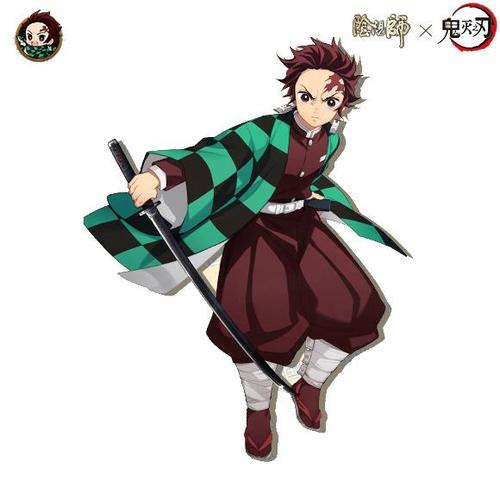 阴阳师联动鬼灭之刃:ssr炭治郎和ssr祢豆子建模立绘