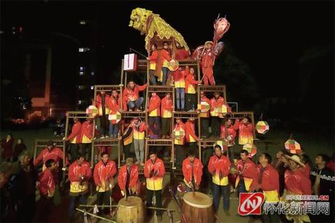 【图说怀化】辰溪重现狮子灯
