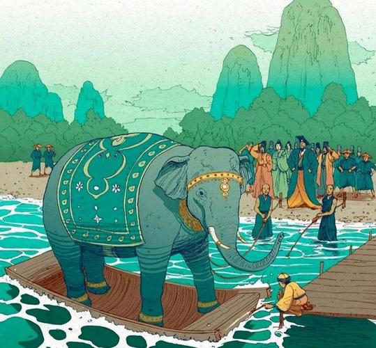 二年级课文《曹冲称象》曹冲如此聪明,七岁就能想到那么好的办法