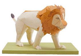 diy手工益智剪纸折纸 儿童卡通纸盒动物 3d立体拼装纸