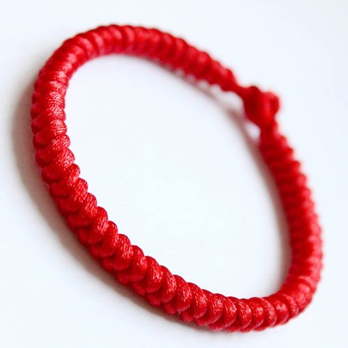 金刚结男手链女学生韩版闺蜜手链情侣手链本命年手工编织肖战同款红绳