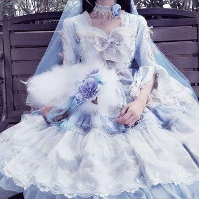 软锦:"lolita/lo娘/小裙子/软妹/可爱/部位女生头像/甜系"
