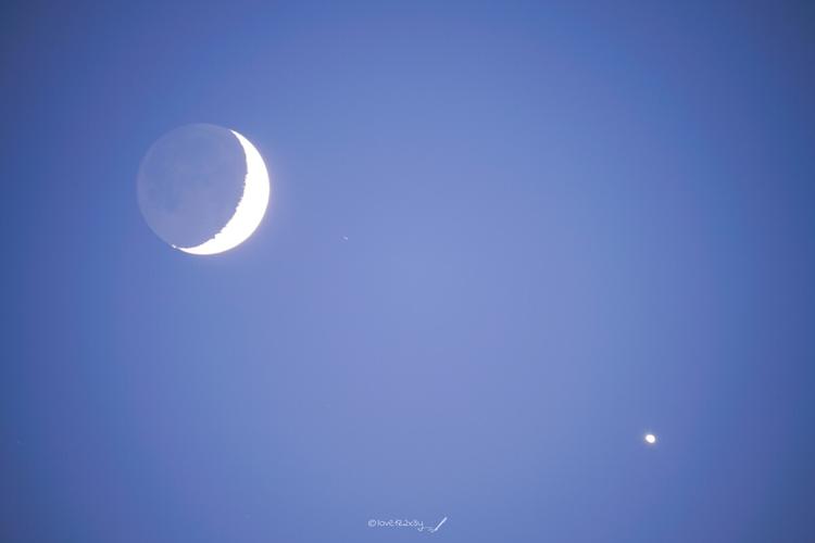 金星伴月