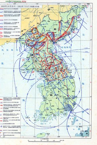 朝鲜战争地图