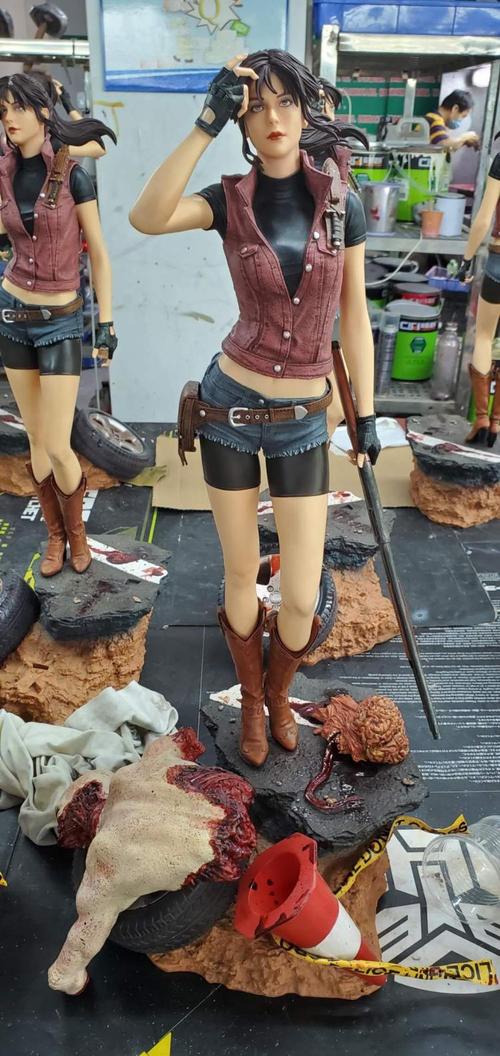 热火gk定制绿叶生化危机克莱尔雕像模型手办手办