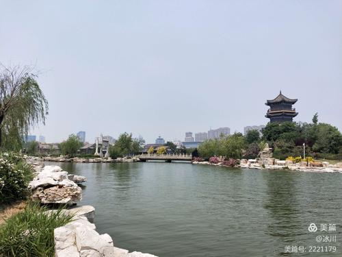 山东聊城东昌湖风景图片(2019.5.10)