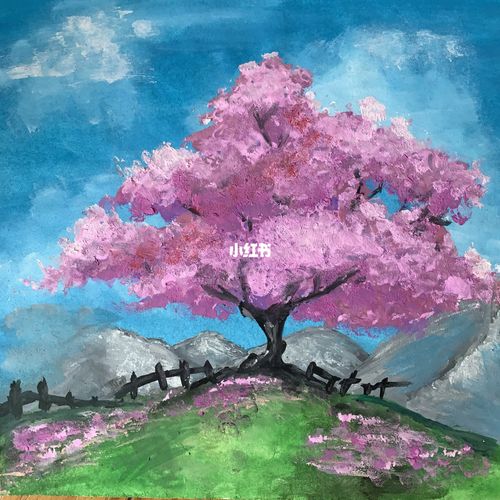 96水粉画-丙烯-94樱花94_水粉画_樱花_丙烯_文化_绘画