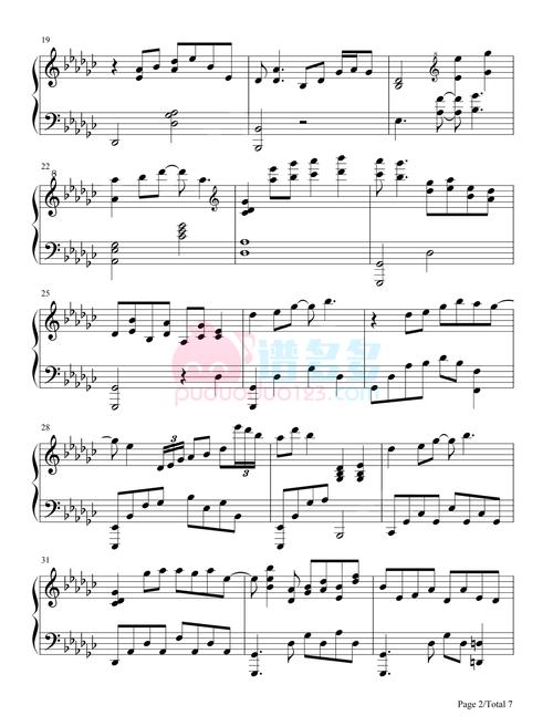 王一博熹微钢琴谱电视剧有翡插曲